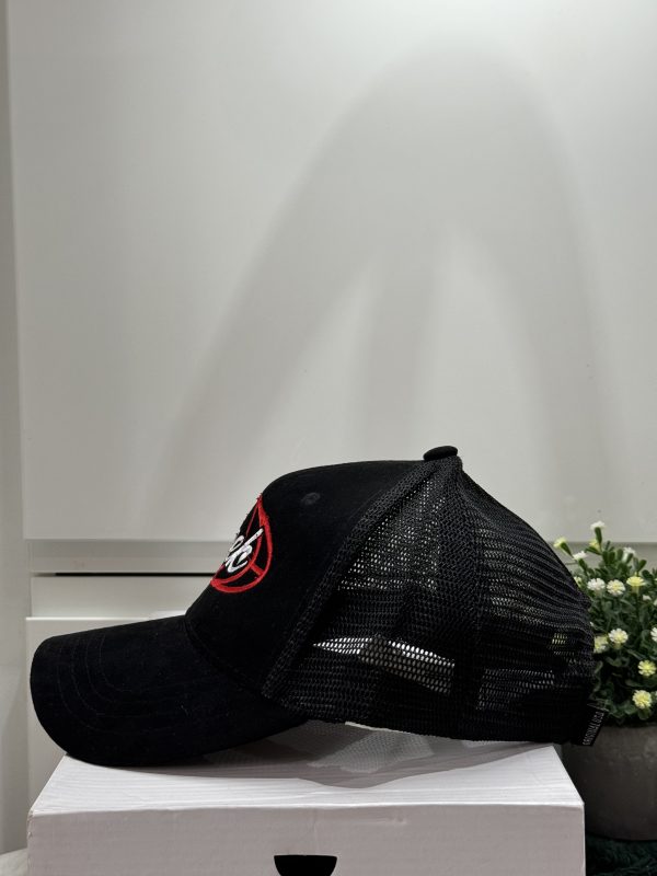 BLACK SLEEK SUEDE CAP - Image 2