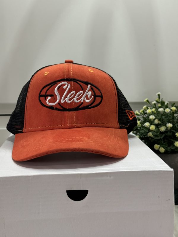 SLEEK SUEDE CAP [ORANGE]