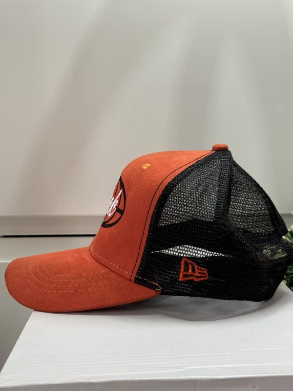 SLEEK SUEDE CAP [ORANGE] - Image 3