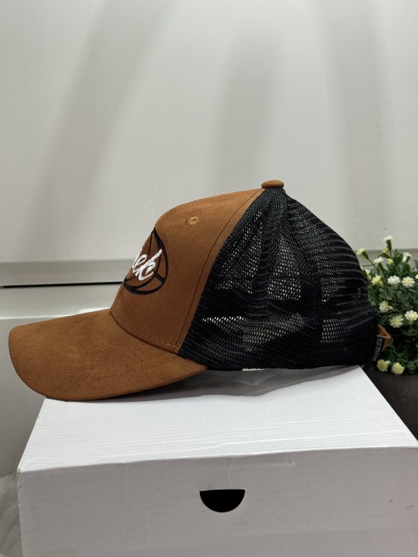 BROWN SUEDE CAP - Image 2