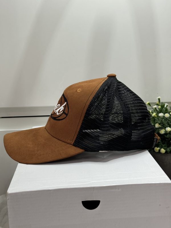 BROWN SUEDE CAP - Image 2