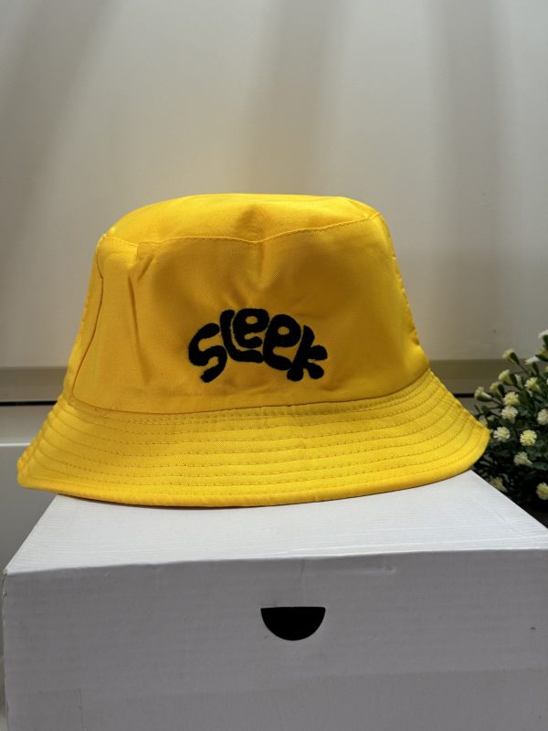 SLEEK YELLOW BUCKET HAT - Image 2