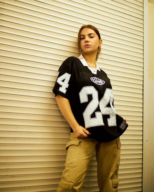 Sleek jersey Top Black - Image 2