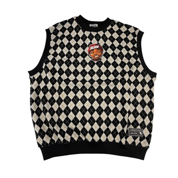 Retroflex White and Black Tank Top