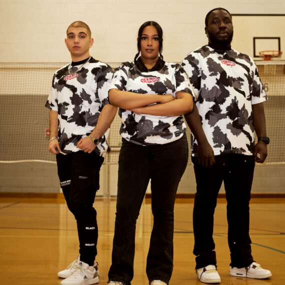 SLEEK CAMO WHITE AND BLACK JERSEY