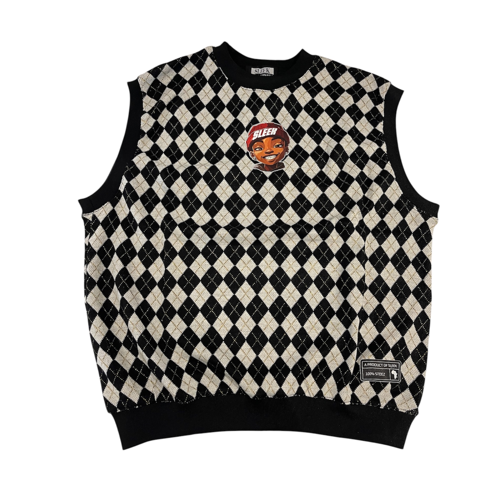 Retroflex White and Black Tank Top - Image 2