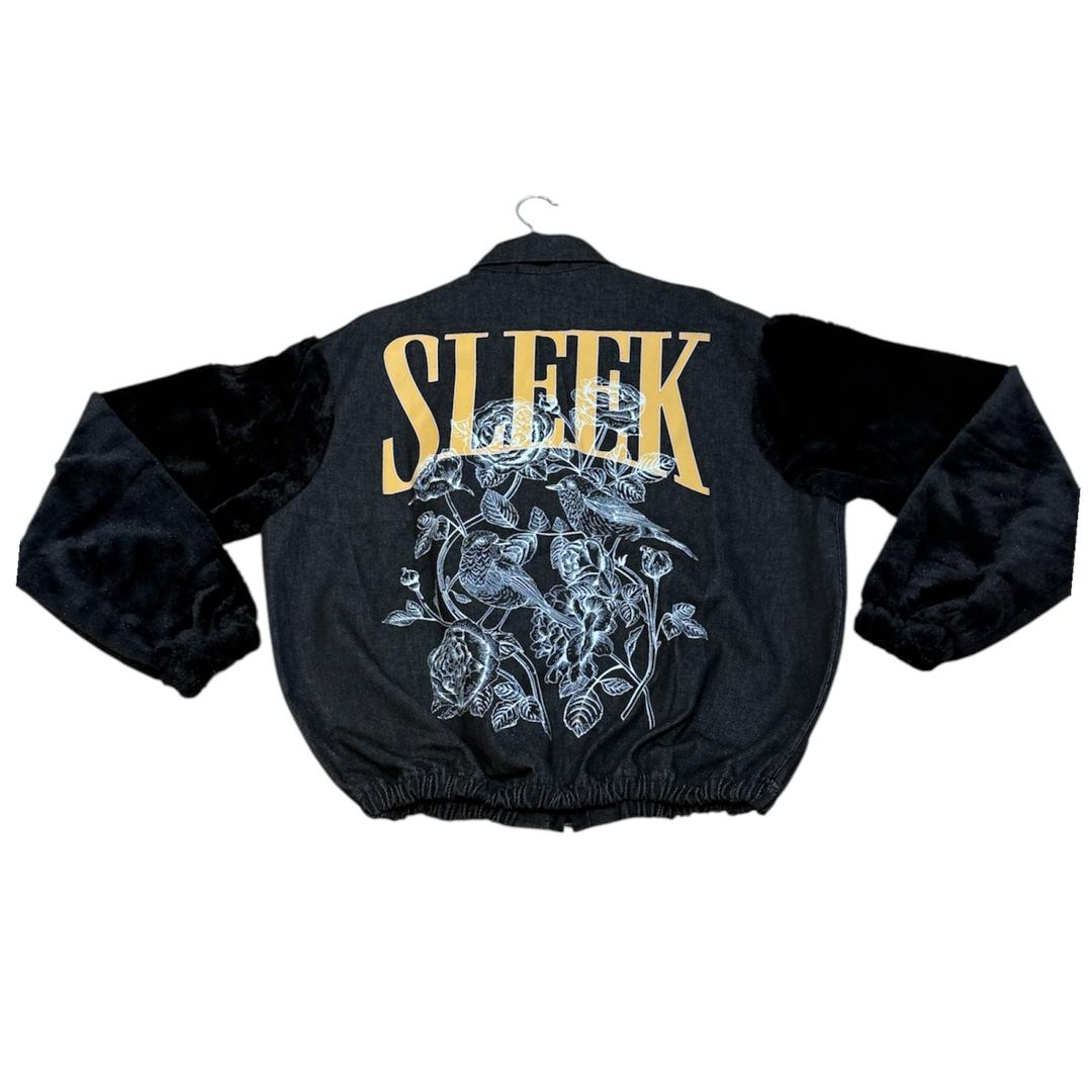 SLEEK Mahogany Fur Jacket In Black - Image 2