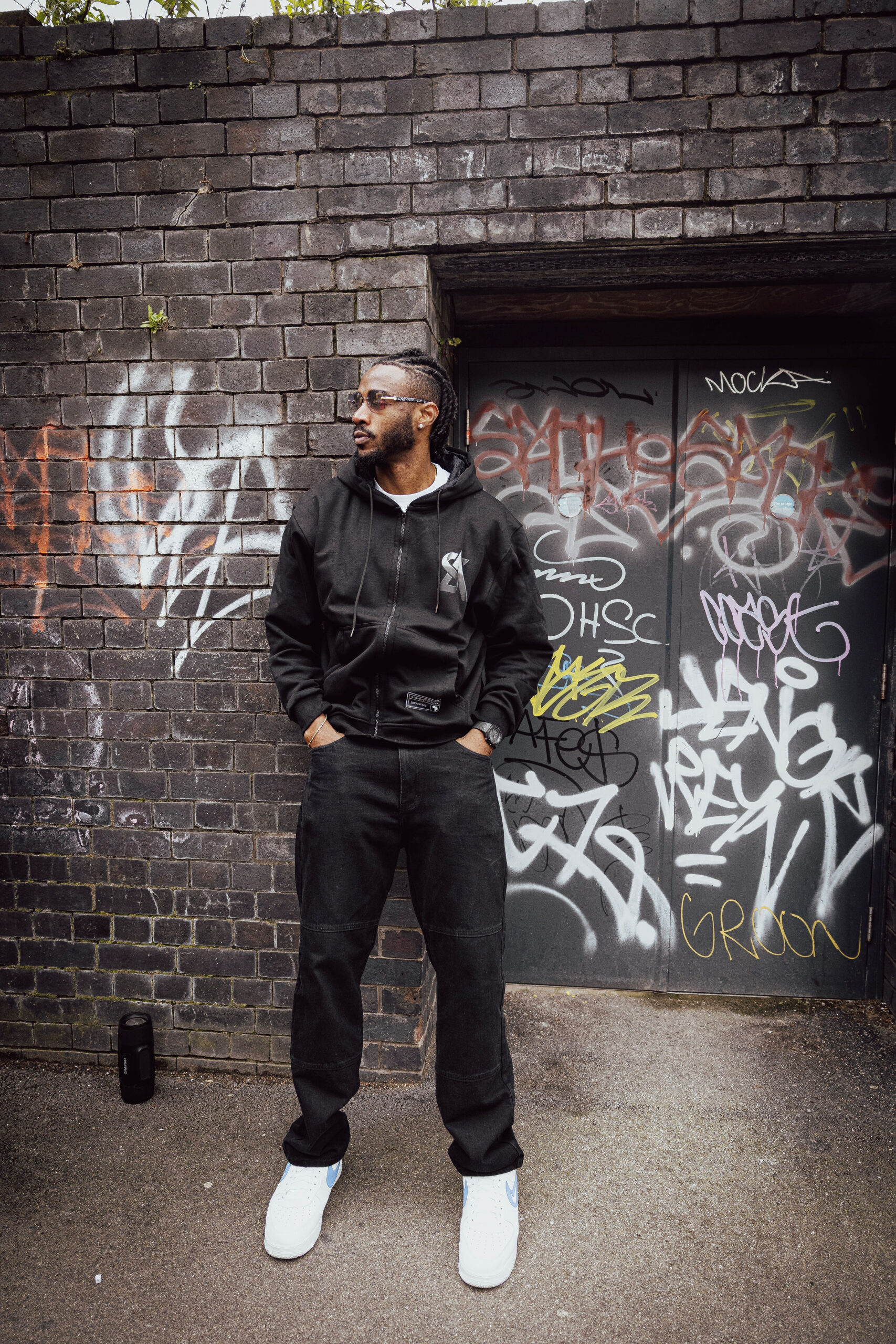 Sleek Archive Hoodie – Black - Image 4