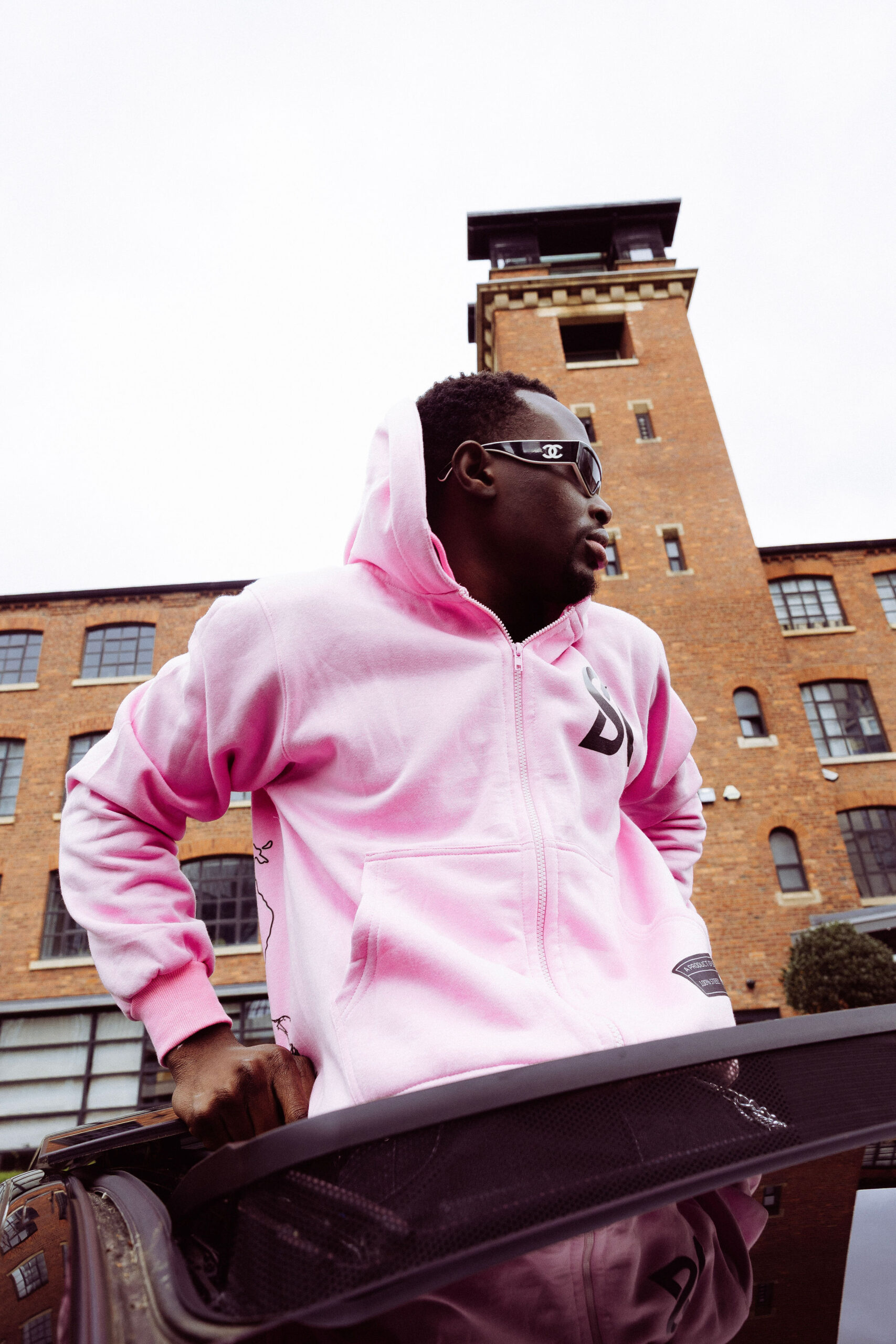 Sleek Archive Hoodie – Rose - Image 5