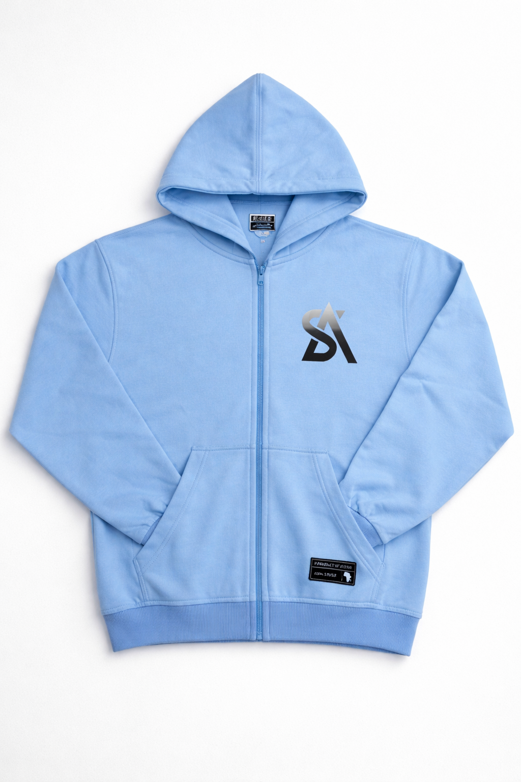 Sleek Archive Hoodie – Sky Blue - Image 3