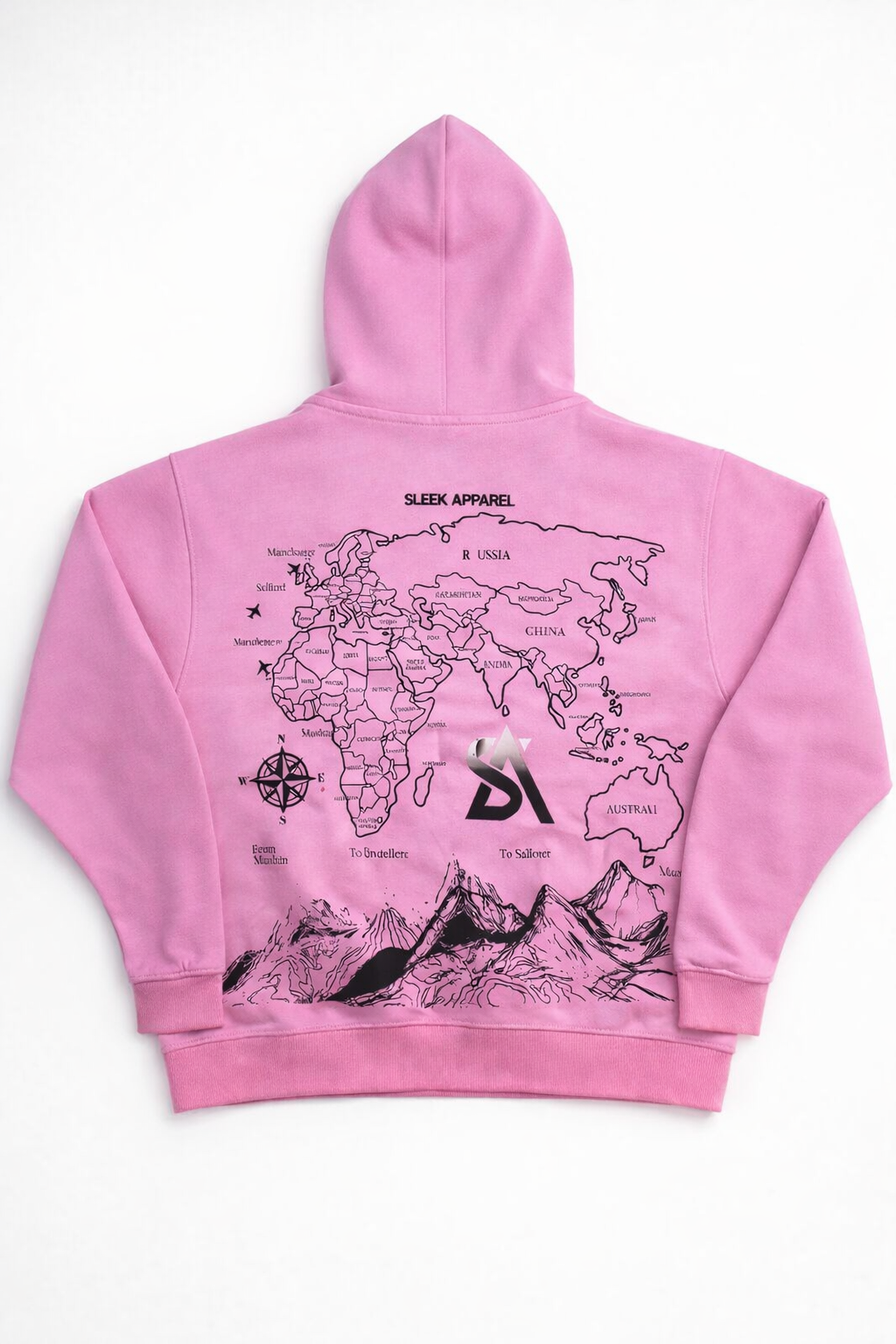 Sleek Archive Hoodie – Rose - Image 3