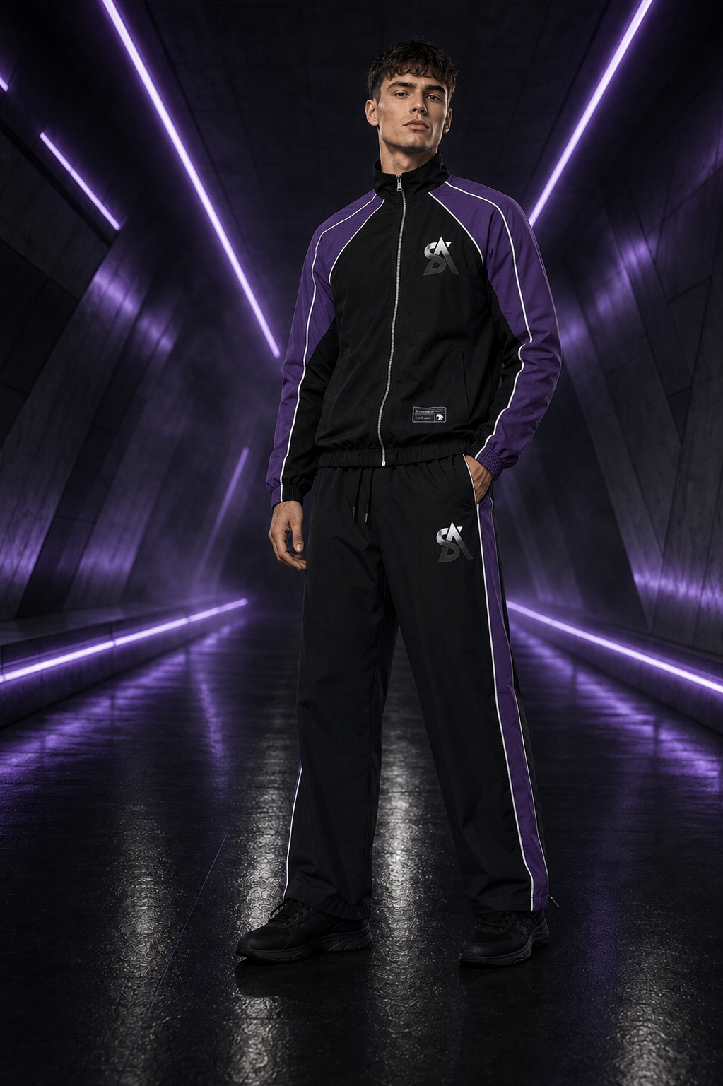 SLEEK Velocity Tracksuit-Purple